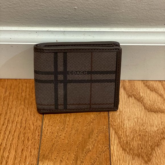 Coach Camden Tattersall Slim Billfold Wallet - Picture 4 of 6